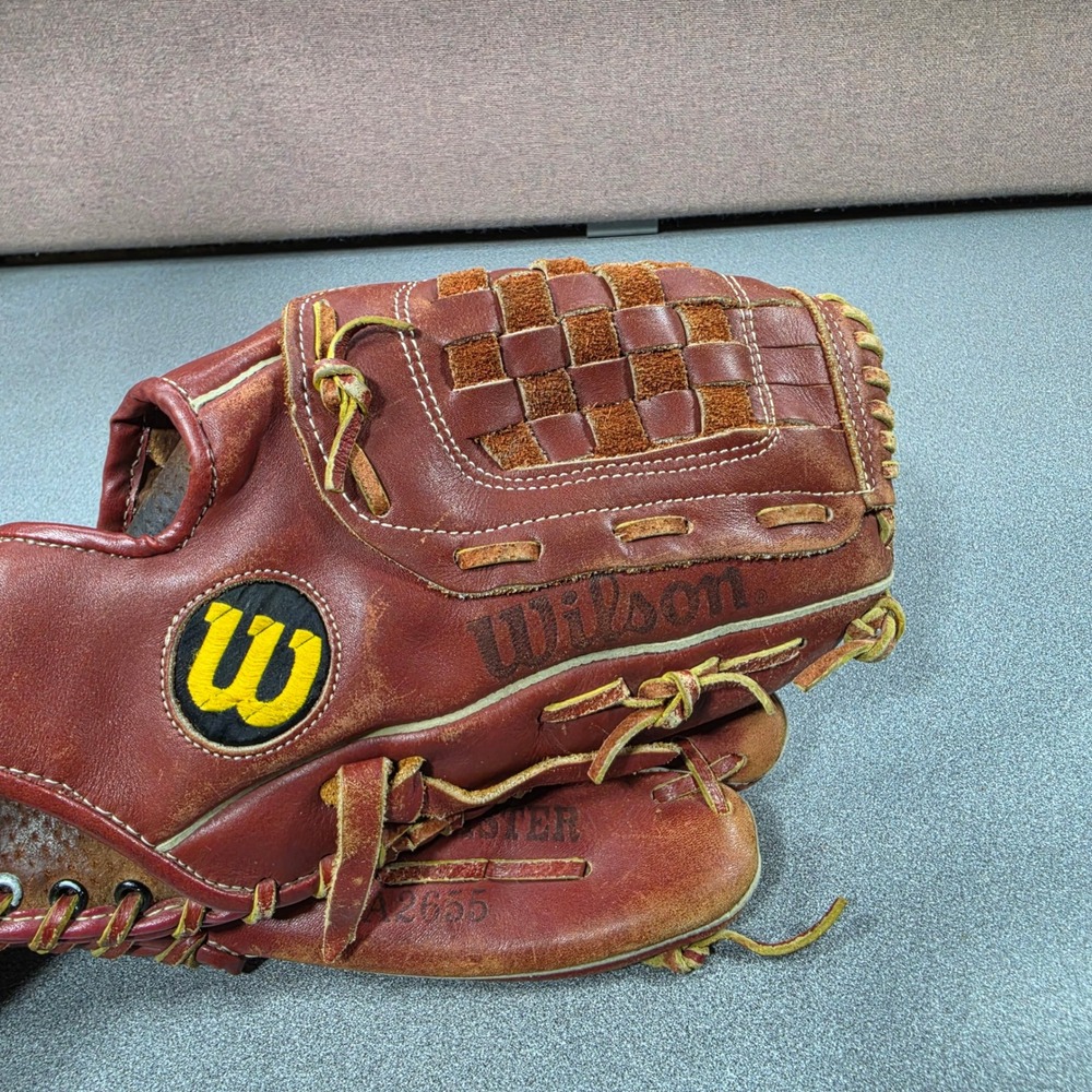 Wilson Fieldmaster Baseball Glove  Brown Good Dave Righetti A2655 Leather